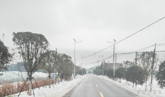省道S356董家垅-朱新線路口9.3公里，都清理到邊，路面不見雪 高橋鎮(zhèn).jpg